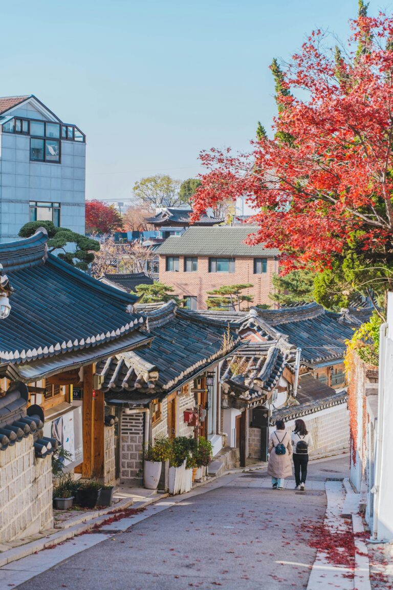 Bukchon Hanok Village (Neighborhood) in Seoul, South Korea