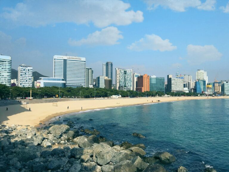 Haeundae Beach (Beach) in Busan, South Korea