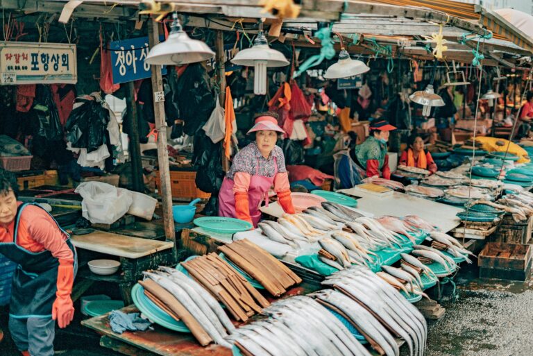 Jagalchi Fish Market (Market) in Busan, South Korea